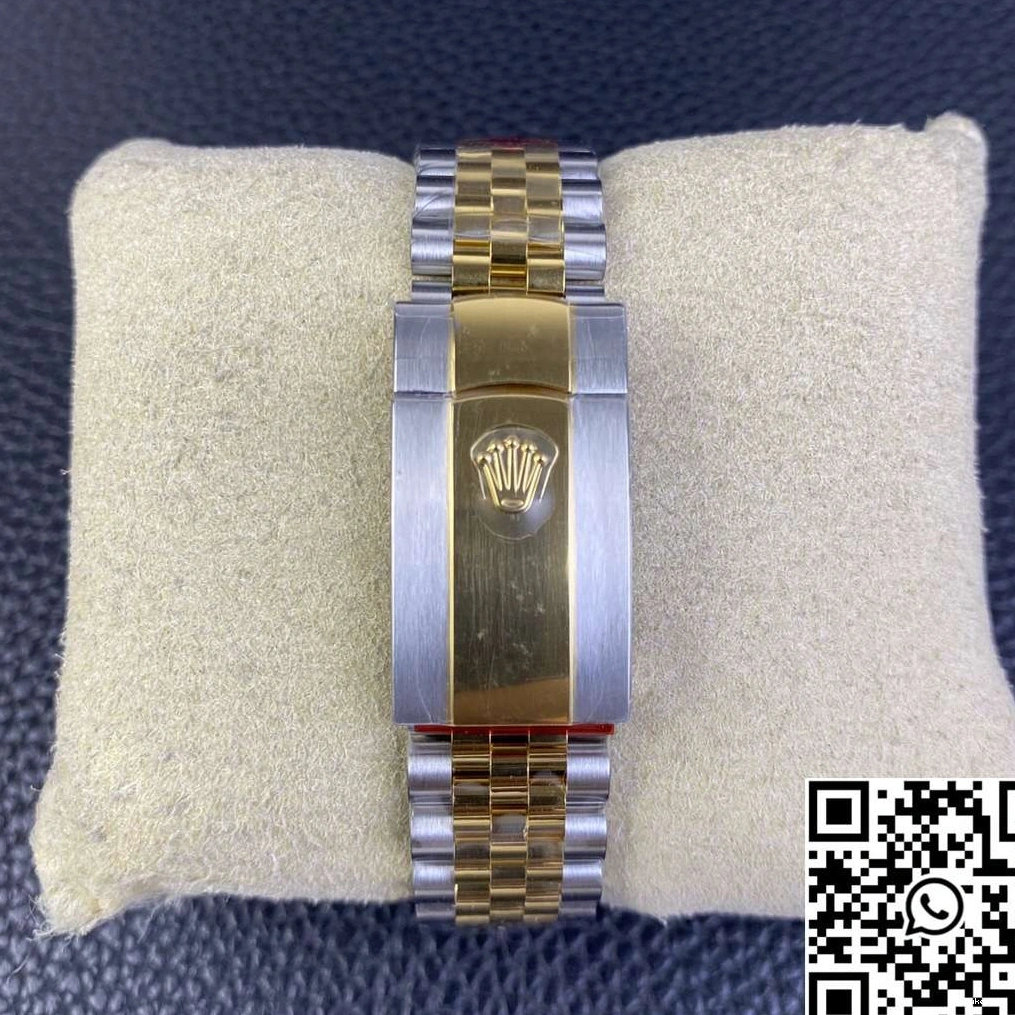 VS Rolex Factory Datejust Diamond Dial Motif Two Hourmarker Tone M126233 36MM Silver 0331